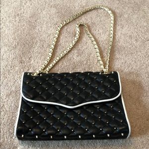 Rebecca Minkoff black studded shoulder bag